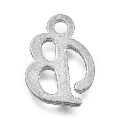 Alloy Letter Pendants PALLOY-J718-01C-B-1