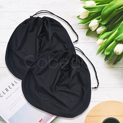 Rectangle Polyester Velveteen Cloth Dustproof Drawstring Bags for Helmets ABAG-WH20023-002B-1