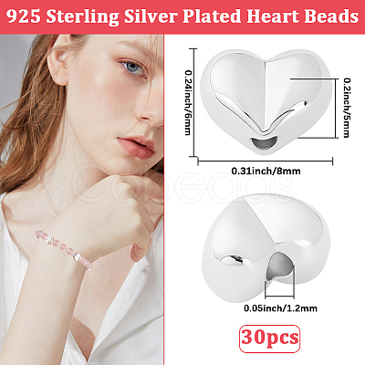 30Pcs Alloy Beads FIND-BBC0005-16A-S-1