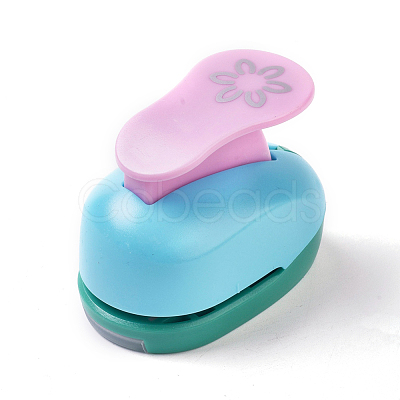 Mini Plastic Craft Punch Sets for Scrapbooking & Paper Crafts AJEW-WH0104-95C-1