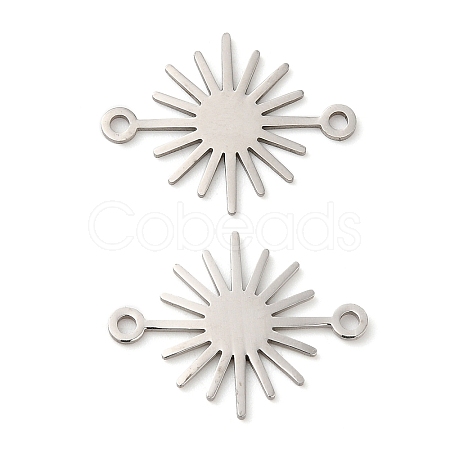 Non-Tarnish 201 Stainless Steel Connector Charms STAS-A084-02P-1