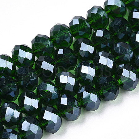 Electroplate Glass Beads Strands EGLA-A034-T2mm-A31-1