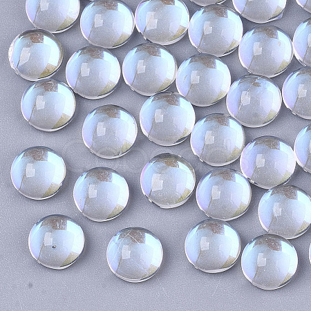 Transparent Glass Cabochons LS-EGLA-N004-03D-01-1