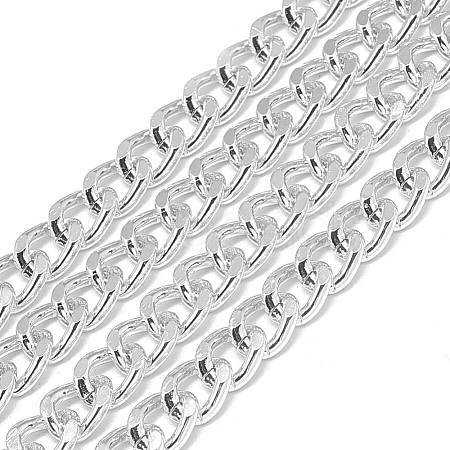 Unwelded Aluminum Curb Chains CHA-S001-049A-1