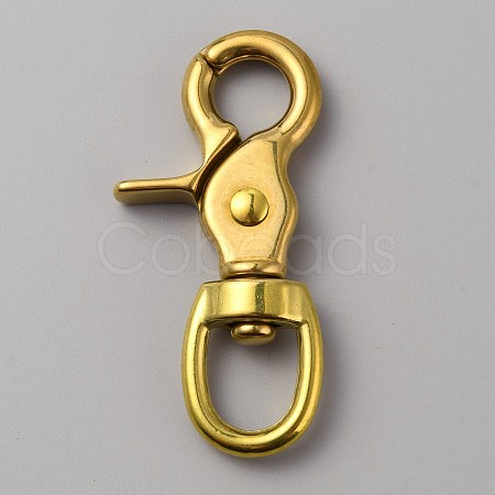 Brass Swivel Snap Hook Clasps FIND-WH0139-148-1