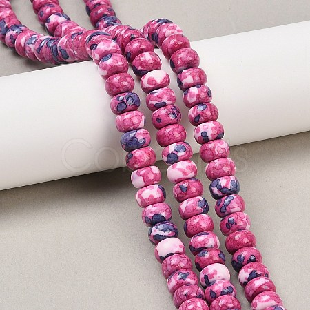 Dyed Synthetic Riverstone Beads Strands G-Z105-C01-01A-1