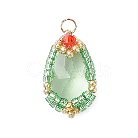 Glass Pendants PALLOY-MZ00961-01-1