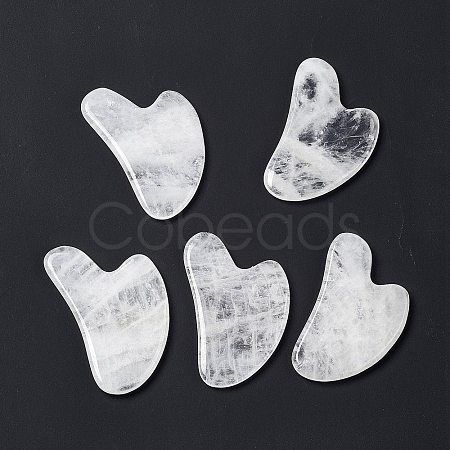 Natural Quartz Crystal Gua Sha Boards G-S336-57K-1