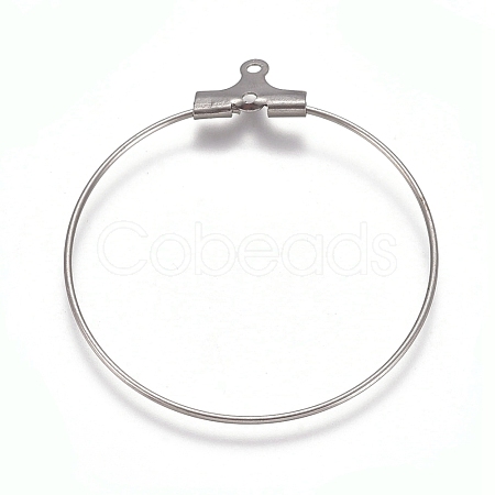 Tarnish Resistant 304 Stainless Steel Wire Pendants STAS-M274-020E-1
