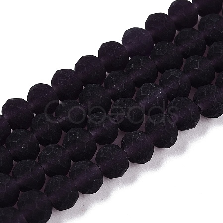Transparent Glass Beads Strands EGLA-A044-T6mm-MD15-1