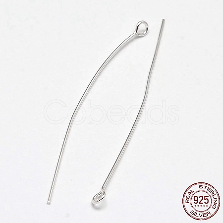 925 Sterling Silver Eye Pins STER-F018-02H-03-1