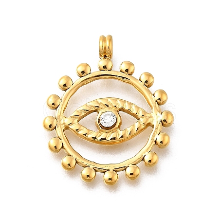 304 Stainless Steel Pendants STAS-R159-56G-01-1