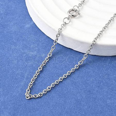 316 Surgical Stainless Steel Cable Chain Necklaces NJEW-JN01047-04-1