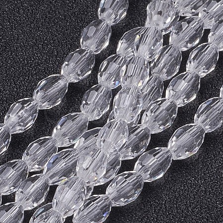 Glass Beads Strands GC891Y-14-1