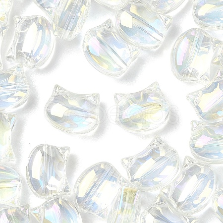 1 Strand Electroplate Glass Beads Strands EGLA-YW0005-33-1