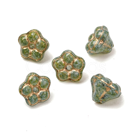 Handmade Lampwork Bead Caps LA-CBAA1BE-02N-1