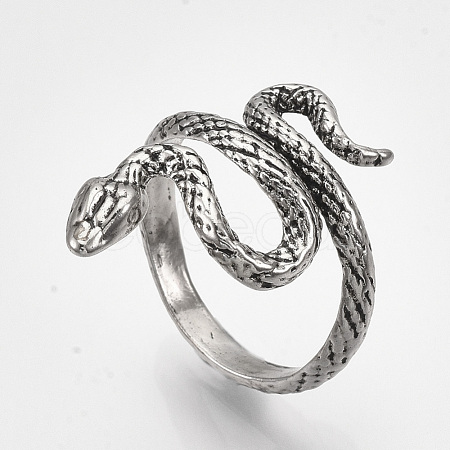Alloy Cuff Finger Rings RJEW-S038-192B-1