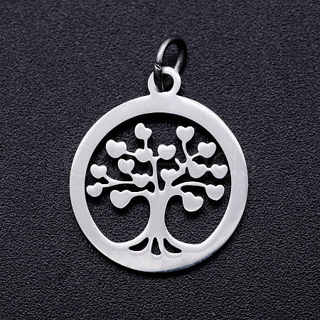 Non-Tarnish 304 Stainless Steel Pendants LS-STAS-T046-JA350-1A-1