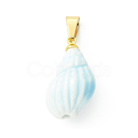Handmade Porcelain Pendants PALLOY-JF05377-1