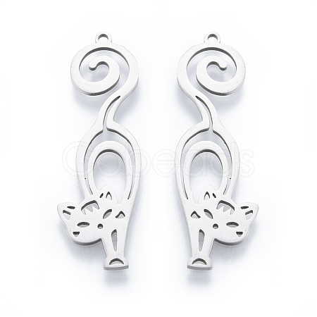 Non-Tarnish 201 Stainless Steel Pendants STAS-N090-LA930-1-1