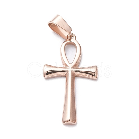 Ion Plating(IP) 304 Stainless Steel Pendants STAS-L216-41RG-1