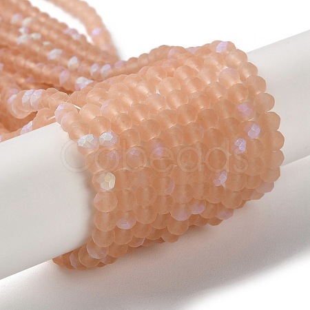 Imitation Jade Glass Beads Strands EGLA-YW0003-19B-18-1