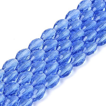 Transparent Glass Beads Strands GLAA-N071-01A-A13-1