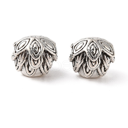 Tibetan Style Alloy European Beads FIND-C060-007AS-1