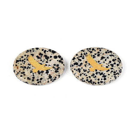 Natural Dalmatian Jasper Cabochons G-T143-28J-1