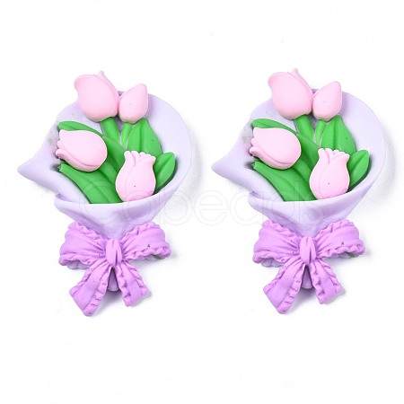 Opaque Resin Cabochons CRES-N024-78-1