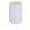 Olycraft Round Waxed Polyester Thread String, Micro Macrame Cord, Twisted Cord, for Leather Sewing Stitching, White, 0.3~0.4mm, about 174.97 yards(160m)/roll, 1 roll