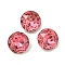 Glass Rhinestone Cabochons, Flat Back & Back Plated, Faceted, Diamond, Rose, 8x4mm