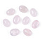 Natural Rose Quartz Cabochons, Oval, 8~8.5x6~6.5x2.5~3.5mm