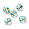Light AB Style K9 Glass Rhinestone Cabochons RGLA-J036-A-LA-2