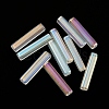 Electroplate Glass Beads GLAA-D024-01E-3