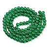 Spray Painted Crackle Glass Beads Strands X-CCG-Q001-8mm-17-01-3