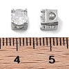 Rack Plating Brass Micro Pave Cubic Zirconia Beads KK-Z071-39P-3
