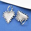 304 Stainless Steel Heart Hoop Earrings LS-EJEW-K268-74P-2