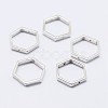 925 Sterling Silver Bead Frames STER-F036-12S-11x10-1