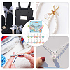 12Pcs Star Resin Pendant Decorations HJEW-PH01641-6