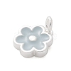 925 Sterling Silver Enamel Flower Charms LS-STER-D300-04S-01-2