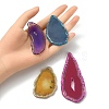 About 100G Natural Agate Pendants G-YW0002-01-4