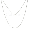 Tarnish Resistant Classic Plain 304 Stainless Steel Mens Womens Cable Chains Necklaces STAS-S029-02-1