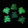 Luminous Rainbow Iridescent Plating Transparent Acrylic Beads PACR-C007-03-2