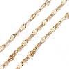 PVD Vacuum Plating 304 Stainless Steel Dapped Chains CHS-F011-15C-G-2