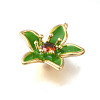 Brass Enamel Pendants KK-S368-13G-01-2