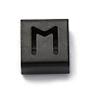 Ion Plating(IP) 304 Stainless Steel Square Slide Charms STAS-L132-22M-B-1