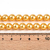 Baking Paint Pearlized Glass Pearl Bead Strands HY-N002-8mm-A08-5