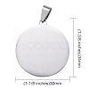 Tarnish Resistant 304 Stainless Steel Pendants STAS-I140-17S-3