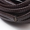 Braided Leather Cord WL-F009-C02-12x6mm-2